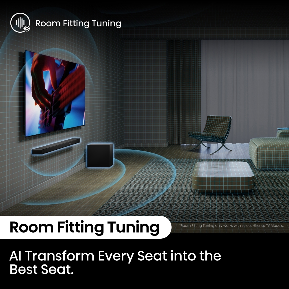 Hisense AX3120Q Sound Bar, Black