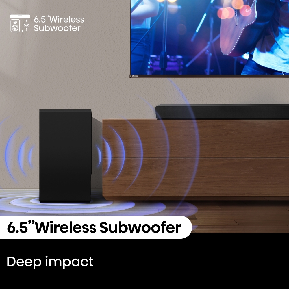 Hisense AX5100Q Sound Bar, Black