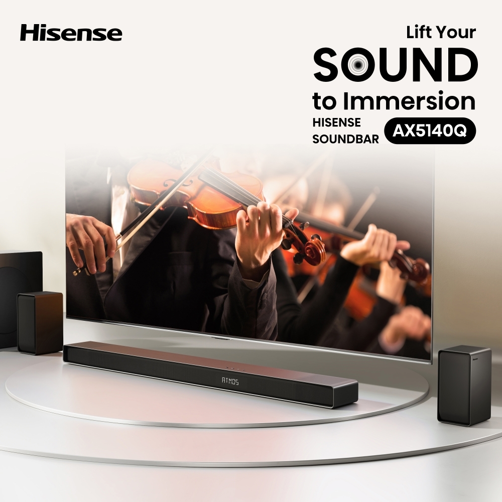 Hisense AX5140Q Sound Bar, Black