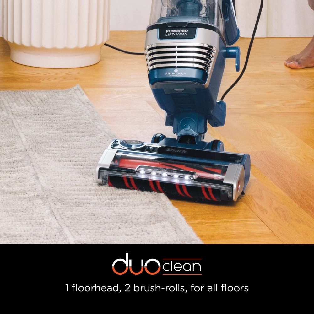 Shark AZ3000UKT Stratos Pet Pro Anti Hair Wrap Plus Anti-Odour XL Upright Vacuum Cleaner, Blue