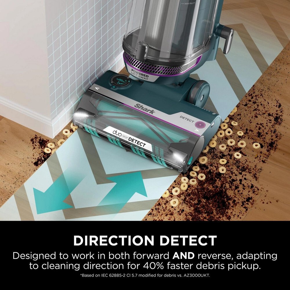 Shark AZ3900UKT PowerDetect  Powered Lift-Away Upright Pet Vacuum Cleaner, Blue