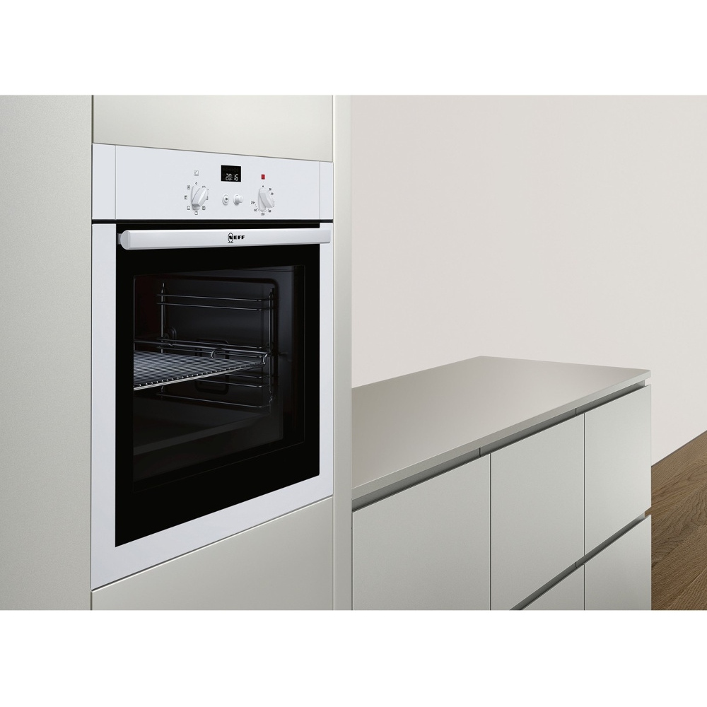 Buy Neff B14M42W5GB Single Built In Electric Oven White Marks
