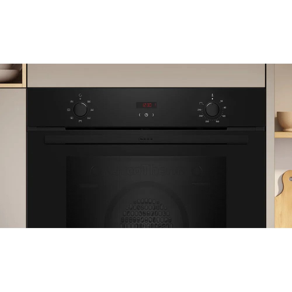 Neff B1DCC0AK3B N30 Built-In Electric Single Oven, Black, A+ Rated