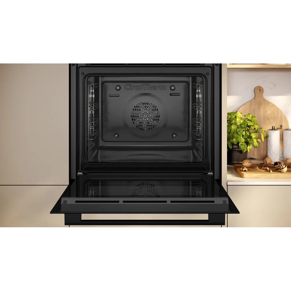 Neff B1DCC0AK3B N30 Built-In Electric Single Oven, Black, A+ Rated