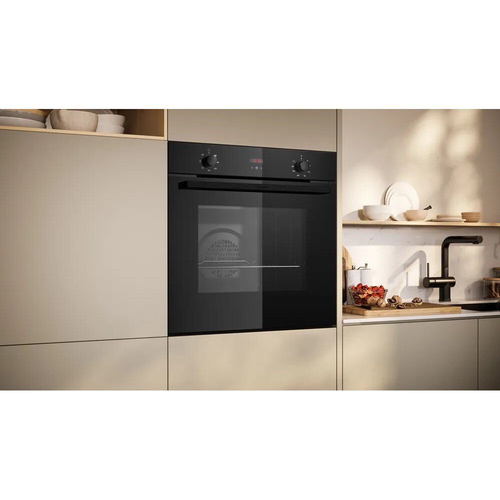 Neff B1DCC0AK3B N30 Built-In Electric Single Oven, Black, A+ Rated