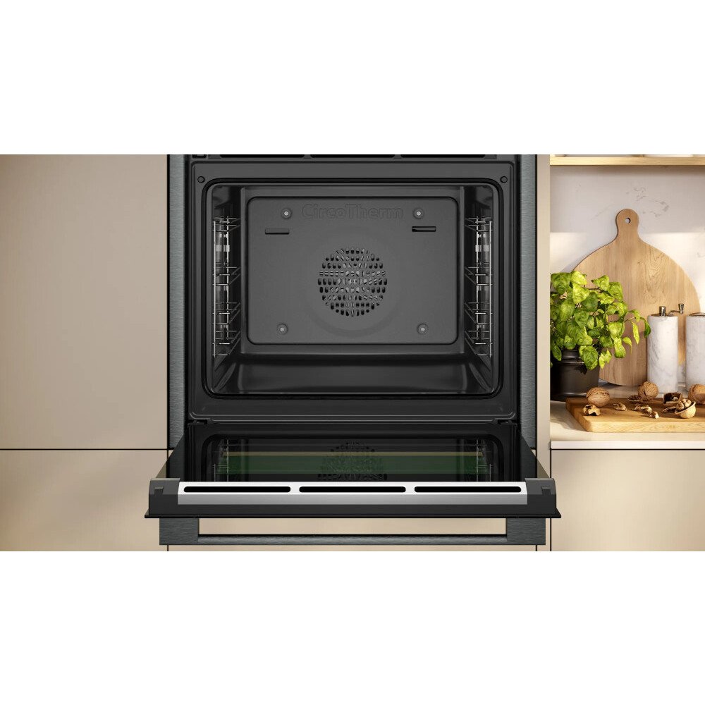 Neff B24CR31G0B N70 Built-In Electric Single Oven, Graphite Grey, A+ Rated