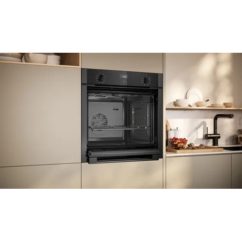 Neff B3ACE4AG3B N50 Built-In Electric Single Oven, Graphite Grey, A+ Rated