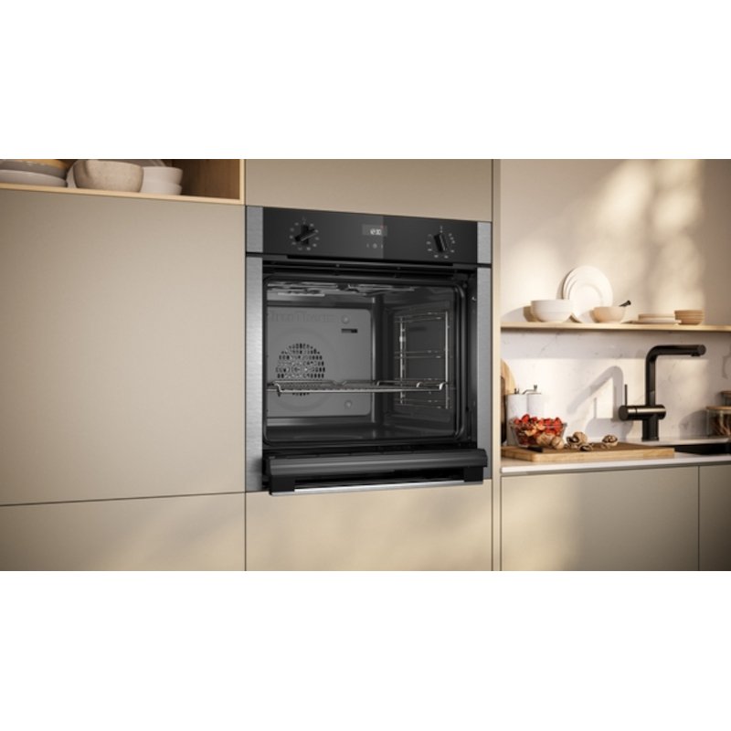 Neff B3ACE4AN3B N50 Built-In Electric Single Oven, Stainless Steel, A+ Rated