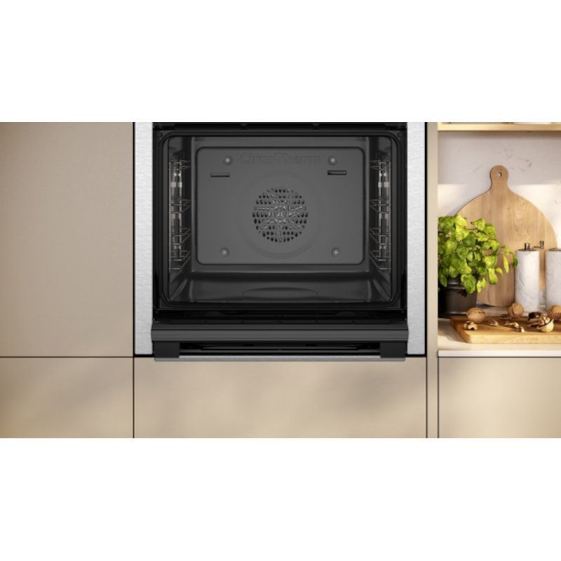 Neff B3ACE4AN3B N50 Built-In Electric Single Oven, Stainless Steel, A+ Rated