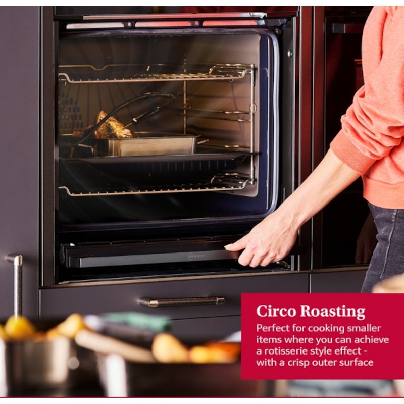 Neff B3ACE4AN3B N50 Built-In Electric Single Oven, Stainless Steel, A+ Rated