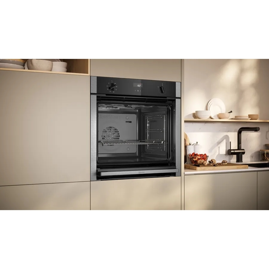 Neff B4ACF1AN3B N50 Built-In Electric Single Oven, Stainless Steel, A+ Rated