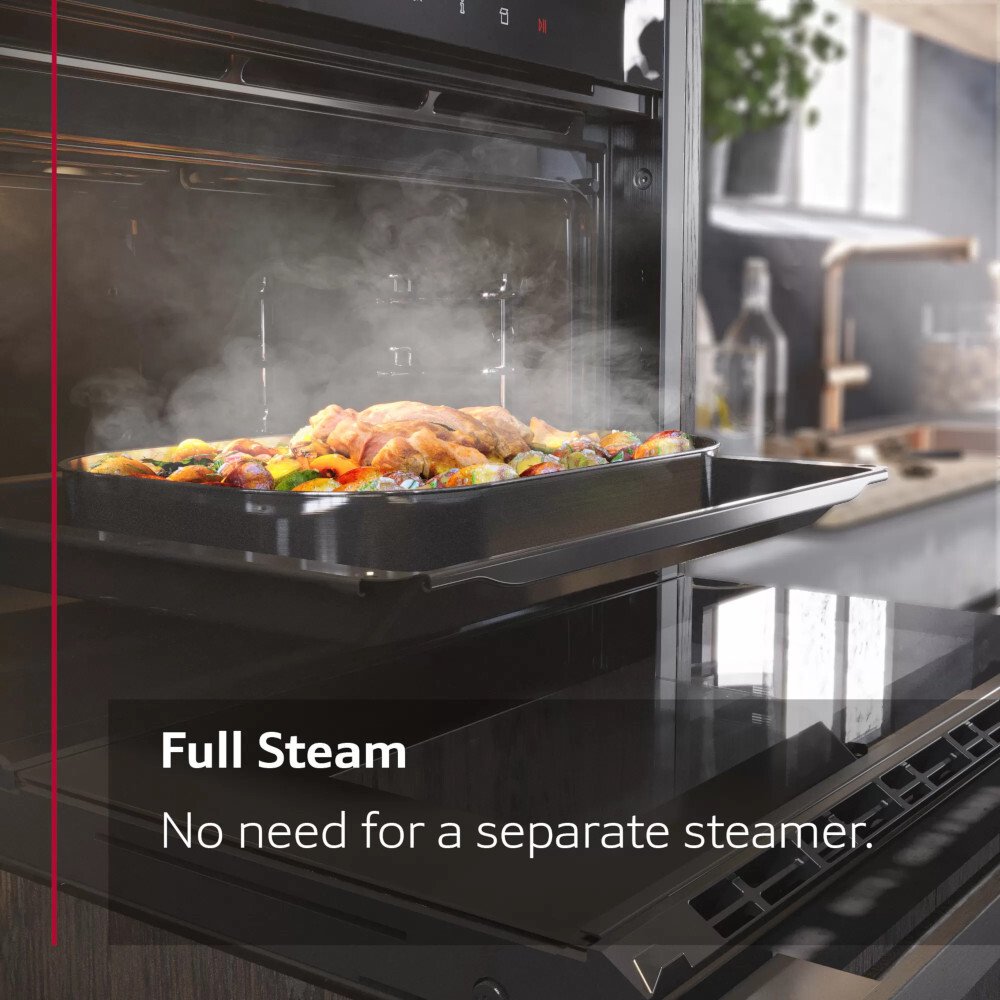 Neff N90 Slide and Hide B64FS31G0B Built-In Electric Single Oven, Graphite Grey, A+ Rated