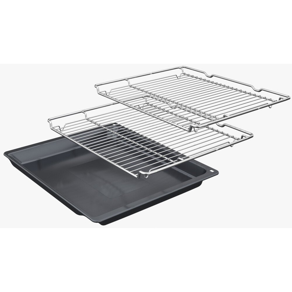 Neff N90 Slide and Hide B64VS71G0B Built-In Electric Single Oven, Graphite Grey with Pyrolytic Cleaning, A+ Rated