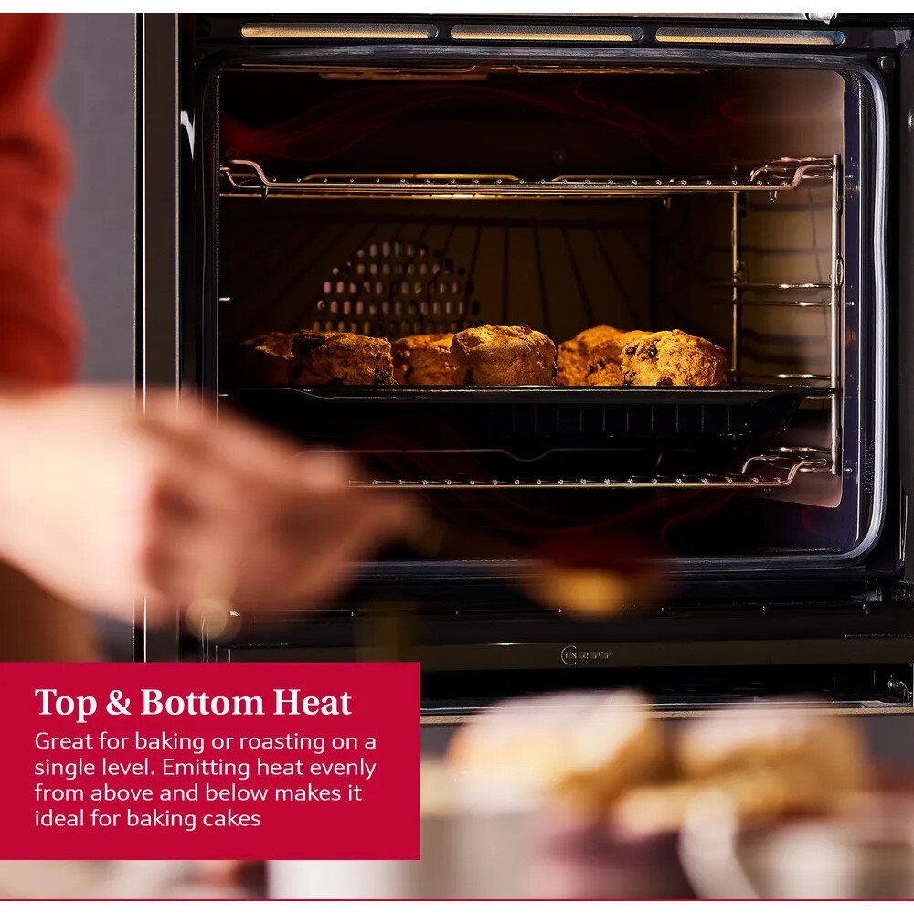 Neff B6ACH7AN7B N50 Built-In Electric Single Oven with Pyrolytic Cleaning, Stainless Steel, A+ Rated