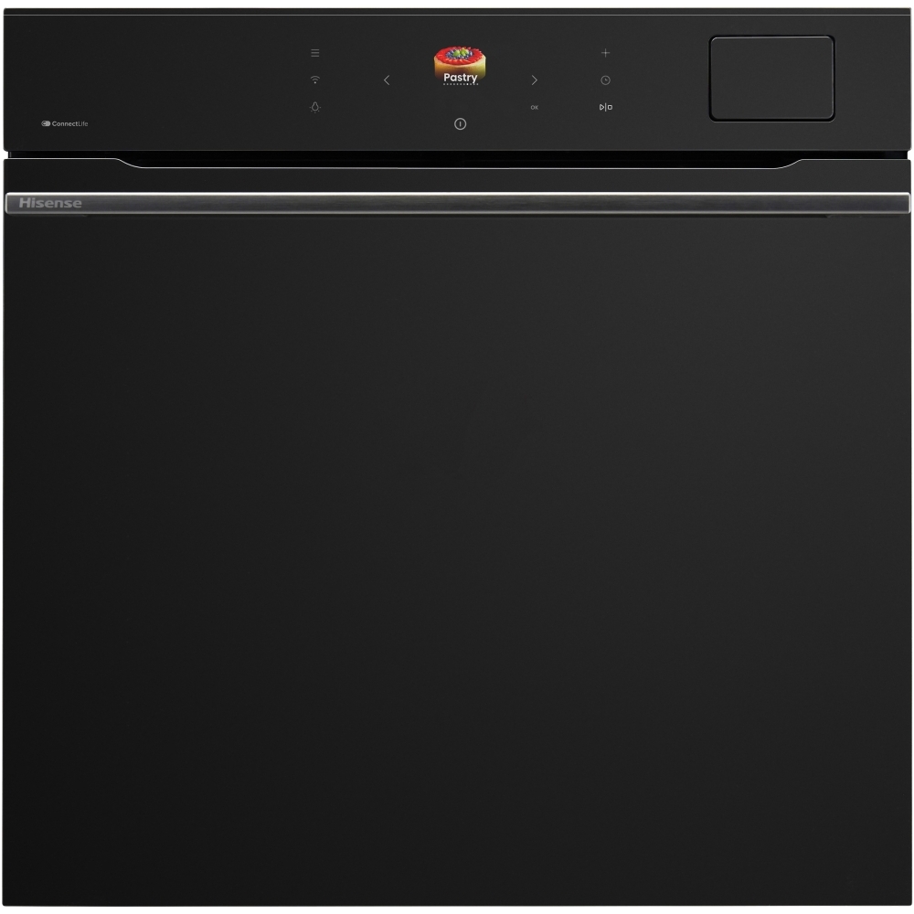Hisense BAS6PH8BUKWF Built-In Electric Single Oven with Pyrolytic Cleaning, Black, A+ Rated