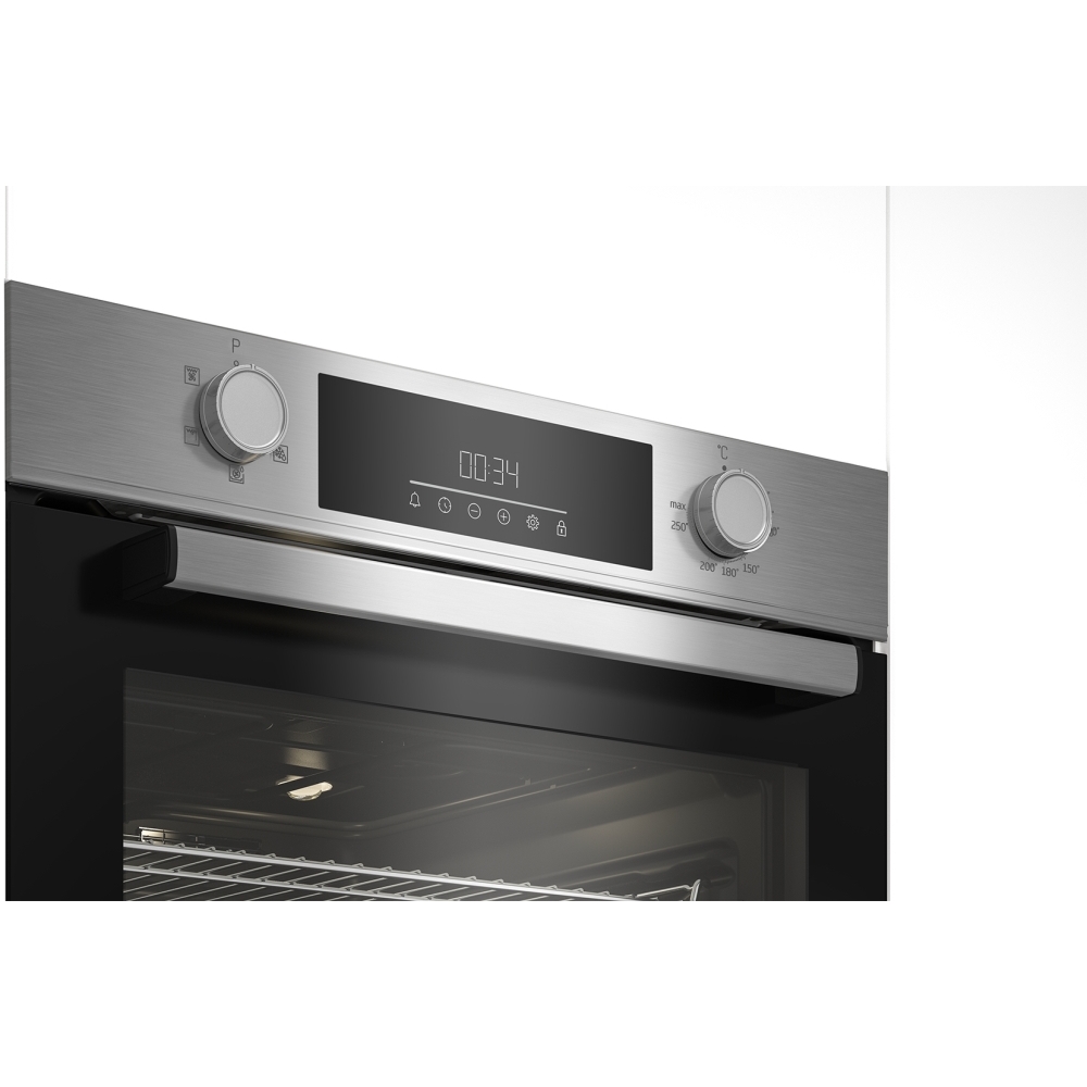 Beko BBAIF22300X AeroPerfect� Built-In Electric Single Oven, Stainless Steel, A Rated