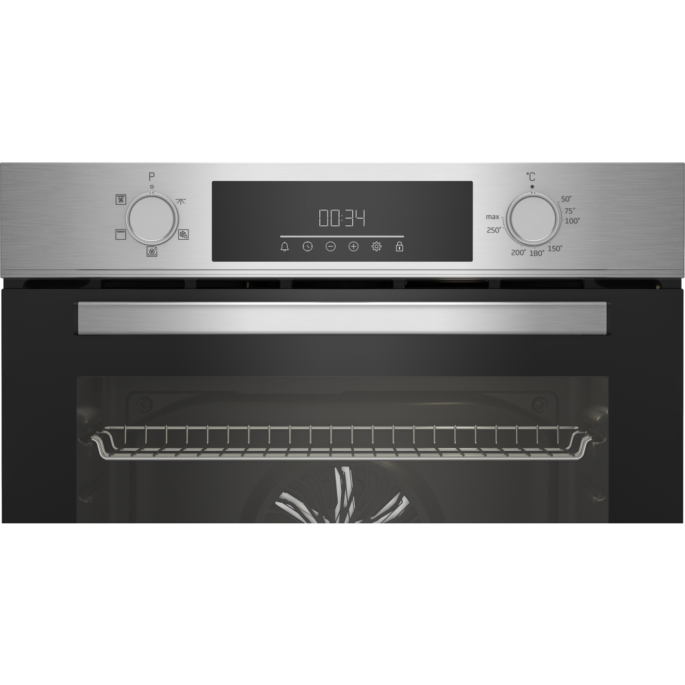 Beko BBAIF22300X BuiltIn Electric Single Oven, Stainless Steel, A Rated Marks Electrical