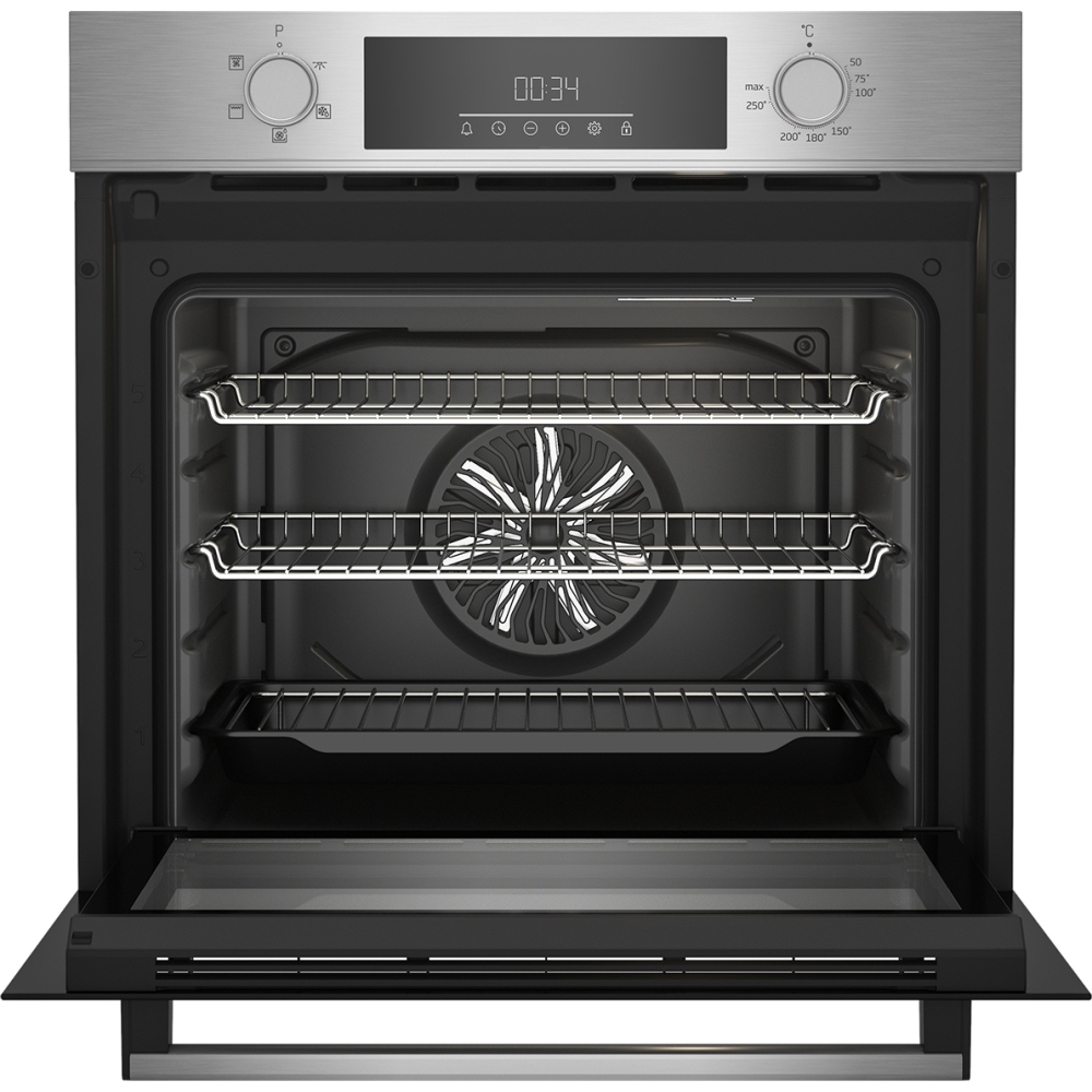 Beko BBAIF22300X AeroPerfect� Built-In Electric Single Oven, Stainless Steel, A Rated