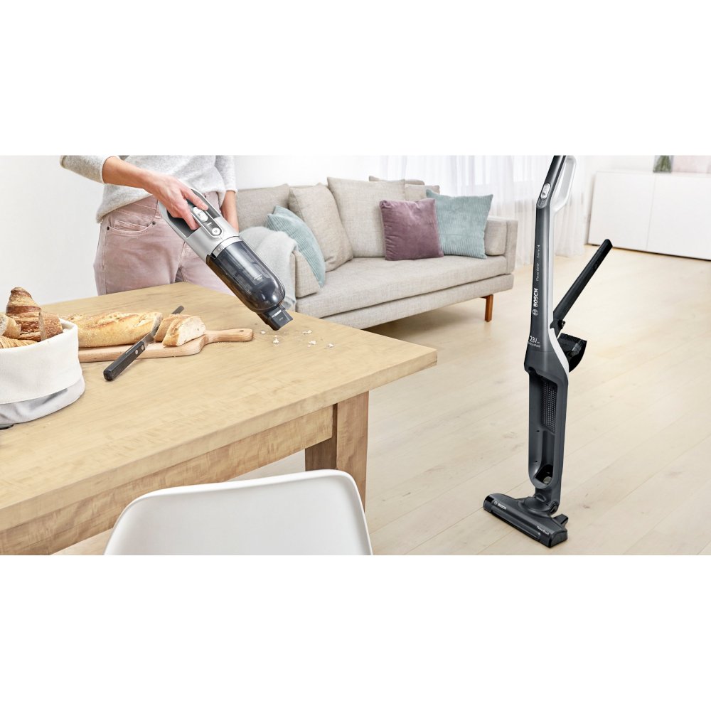 Bosch BBH3230GB Series 4 Flexxo G2 Rechargeable Vacuum Cleaner, Black