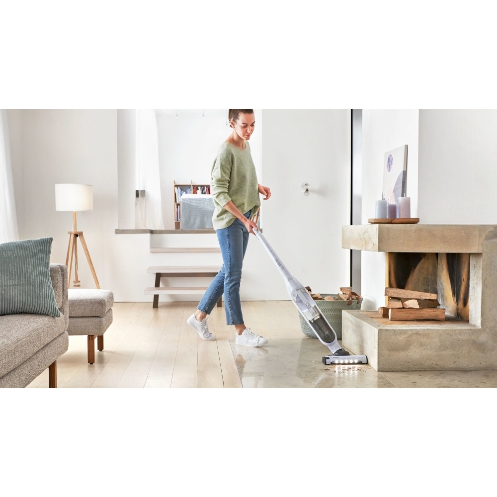 Bosch BBH3280GB Series 4 Flexxo Gen 2 Rechargeable Vacuum Cleaner, Silver