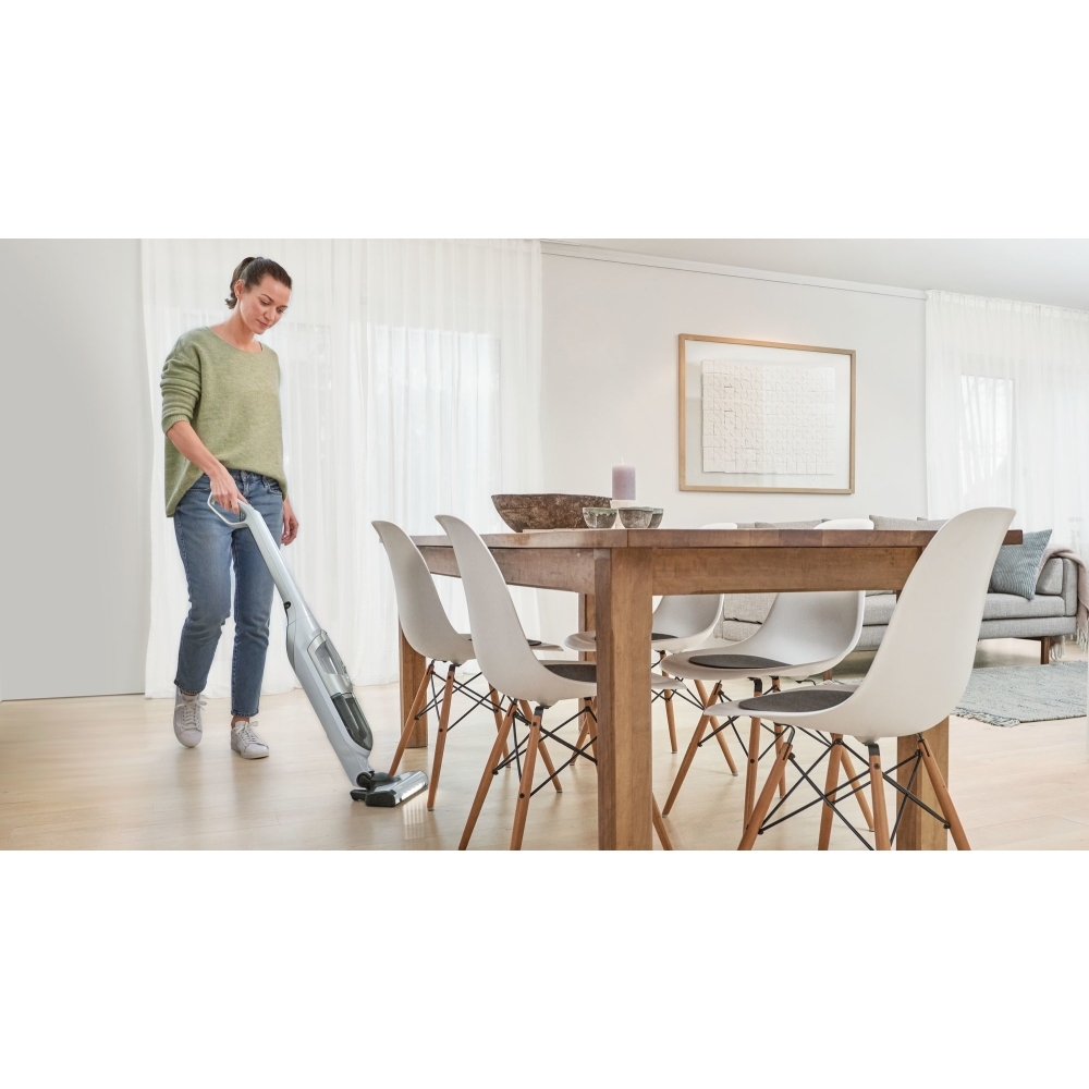 Bosch BBH3280GB Series 4 Flexxo Gen 2 Rechargeable Vacuum Cleaner, Silver