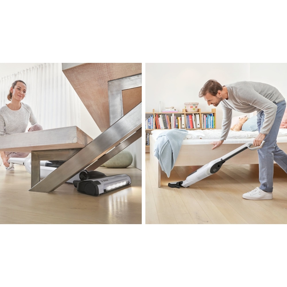 Bosch BBH3280GB Series 4 Flexxo Gen 2 Rechargeable Vacuum Cleaner, Silver
