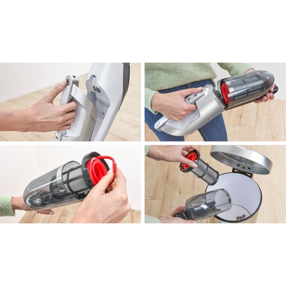 Bosch BBH3280GB Series 4 Flexxo Gen 2 Rechargeable Vacuum Cleaner, Silver
