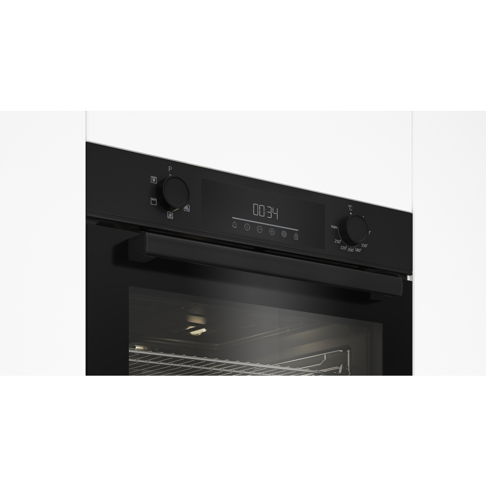 Beko BBIF22300B AeroPerfect Built-In Electric Single Oven, Black, A Rated