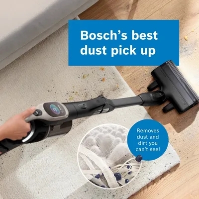 Bosch BBS1041GGB Unlimited New Serie 10 Cordless Vacuum Cleaner, Black
