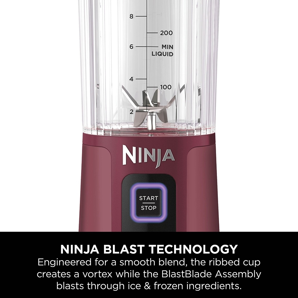 Ninja BC151UKCR Blast Cordless Portable Blender, Red