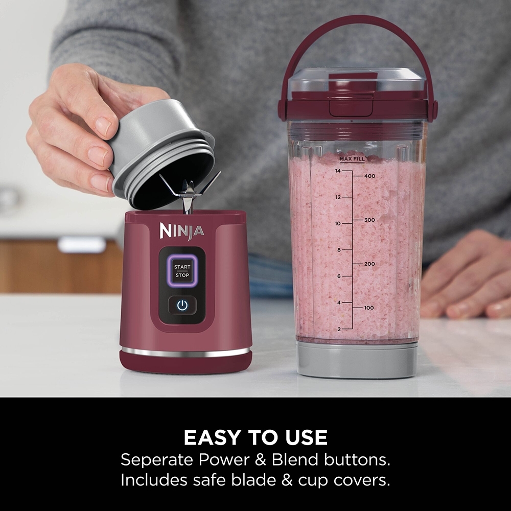 Ninja BC151UKCR Blast Cordless Portable Blender, Red