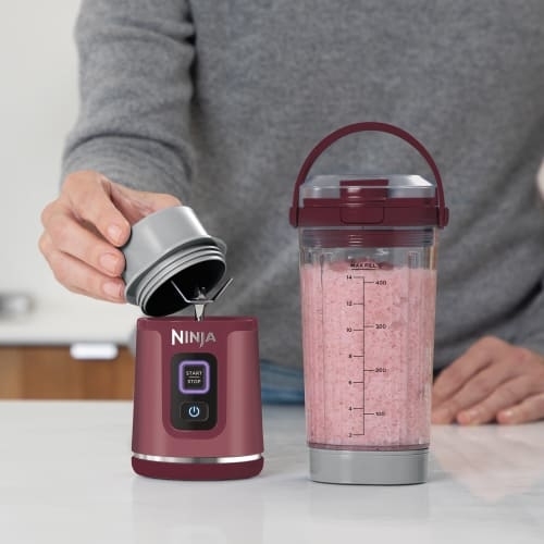 Ninja BC151UKCR Blast Cordless Portable Blender, Red
