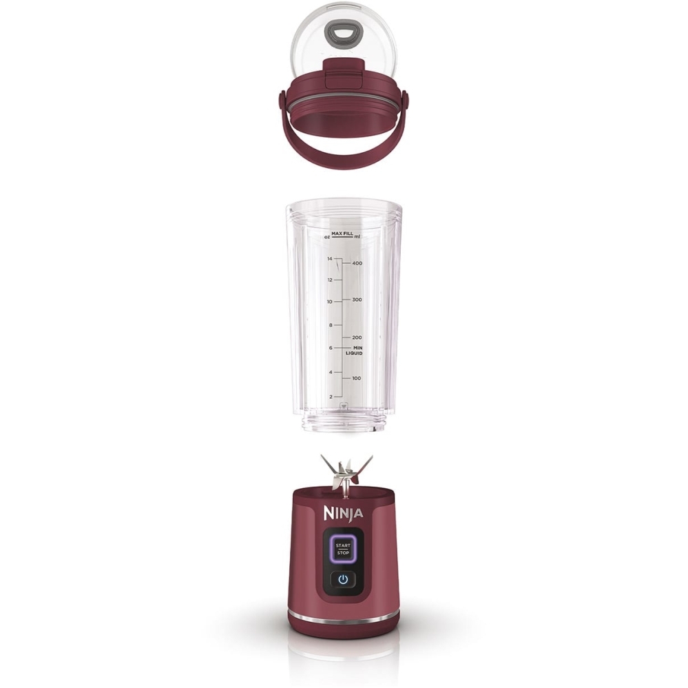 Ninja BC151UKCR Blast Cordless Portable Blender, Red