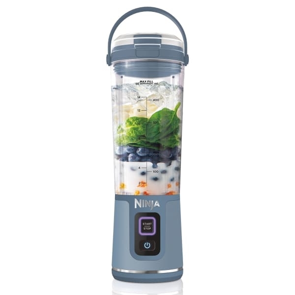 Ninja BC151UKNV Blast Cordless Portable Blender, Denim Blue, Black