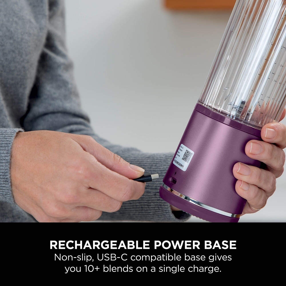 Ninja BC151UKPR Blast Cordless Portable Blender, Purple