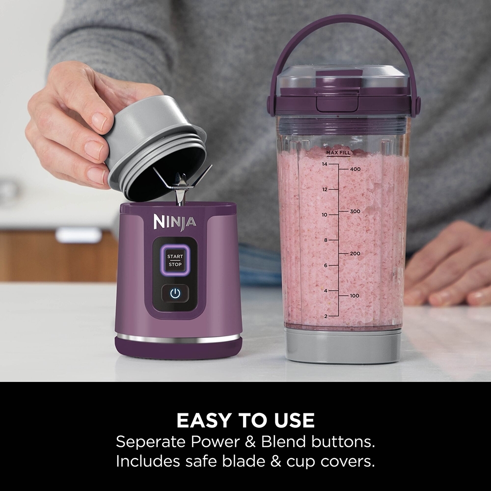 Ninja BC151UKPR Blast Cordless Portable Blender, Purple