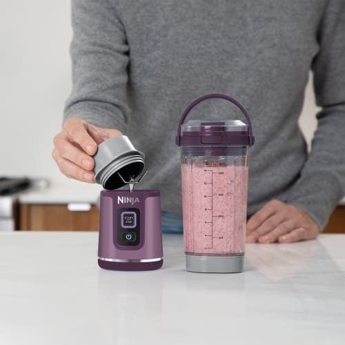 Ninja BC151UKPR Blast Cordless Portable Blender, Purple