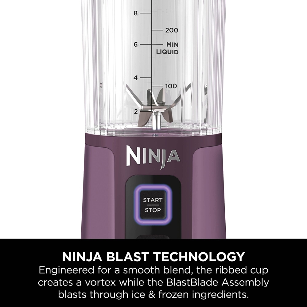 Ninja BC151UKPR Blast Cordless Portable Blender, Purple