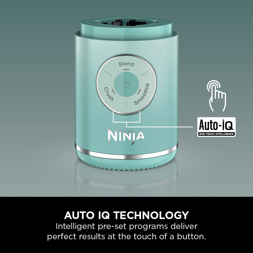 Ninja BC251UKMT Blast Max Portable Blender, Sea Glass, Green