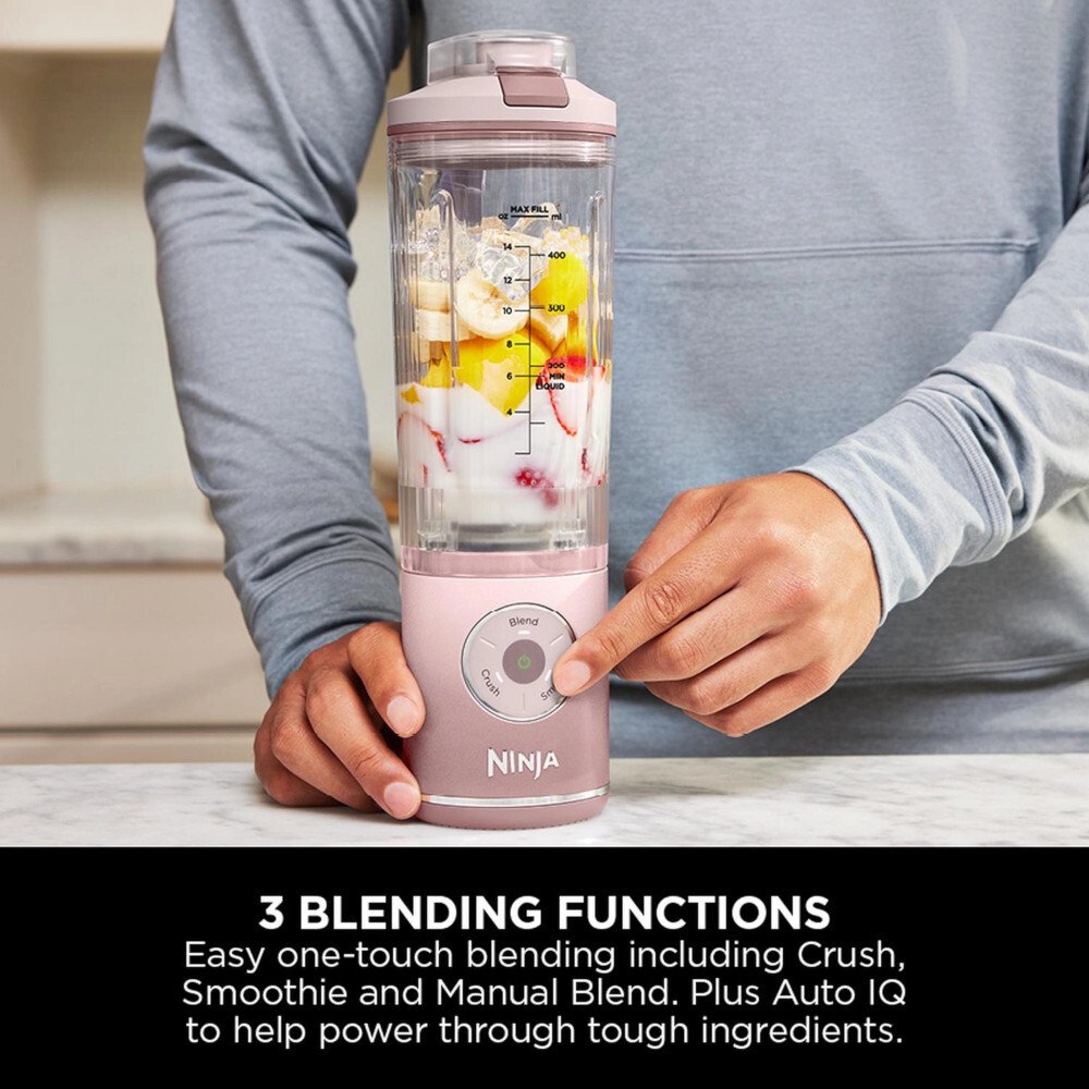Ninja BC251UKPK Blast Max Portable Blender, Dusty Pink