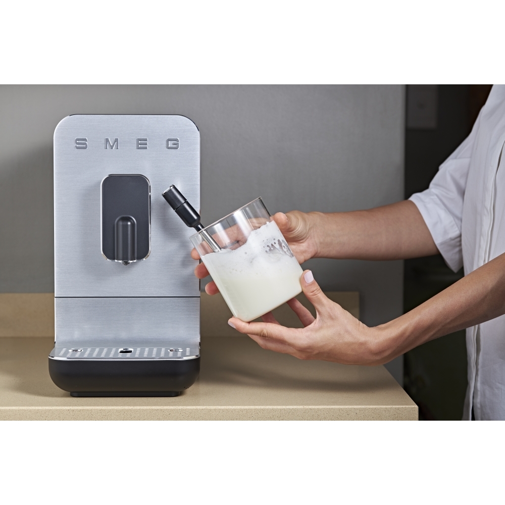 Smeg BCC12BLMUK Coffee Machine, Black