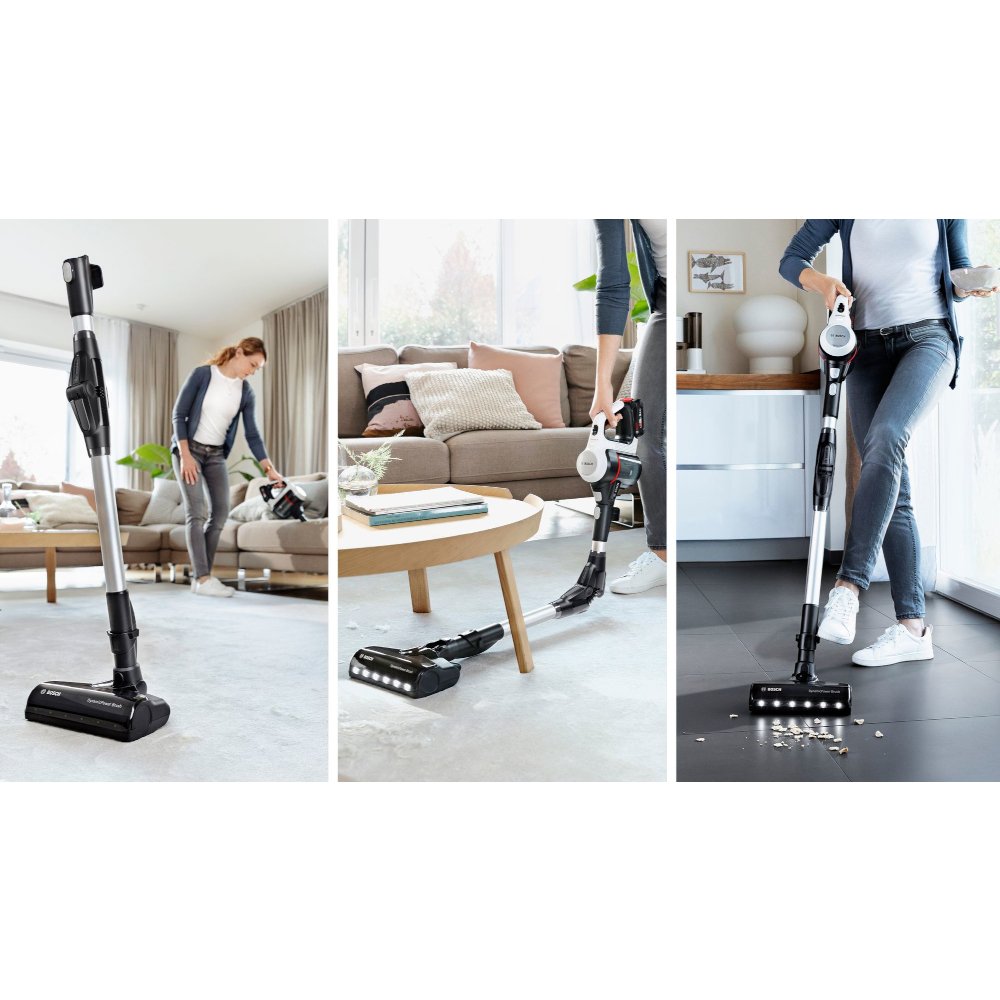 Bosch BCS712GB Unlimited 7 Cordless Stick Vacuum Cleaner, White