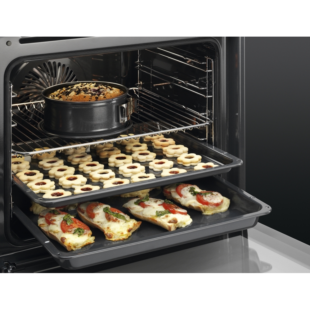AEG BCX335L11M Built-In Electric Single Oven, Stainless Steel, A Rated