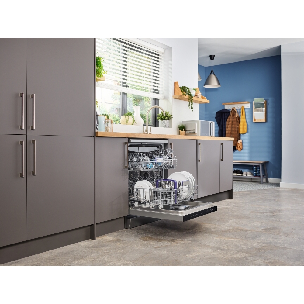 Beko BDEN38640FG Dishwasher, 16 Place Settings, Grey, C Rated
