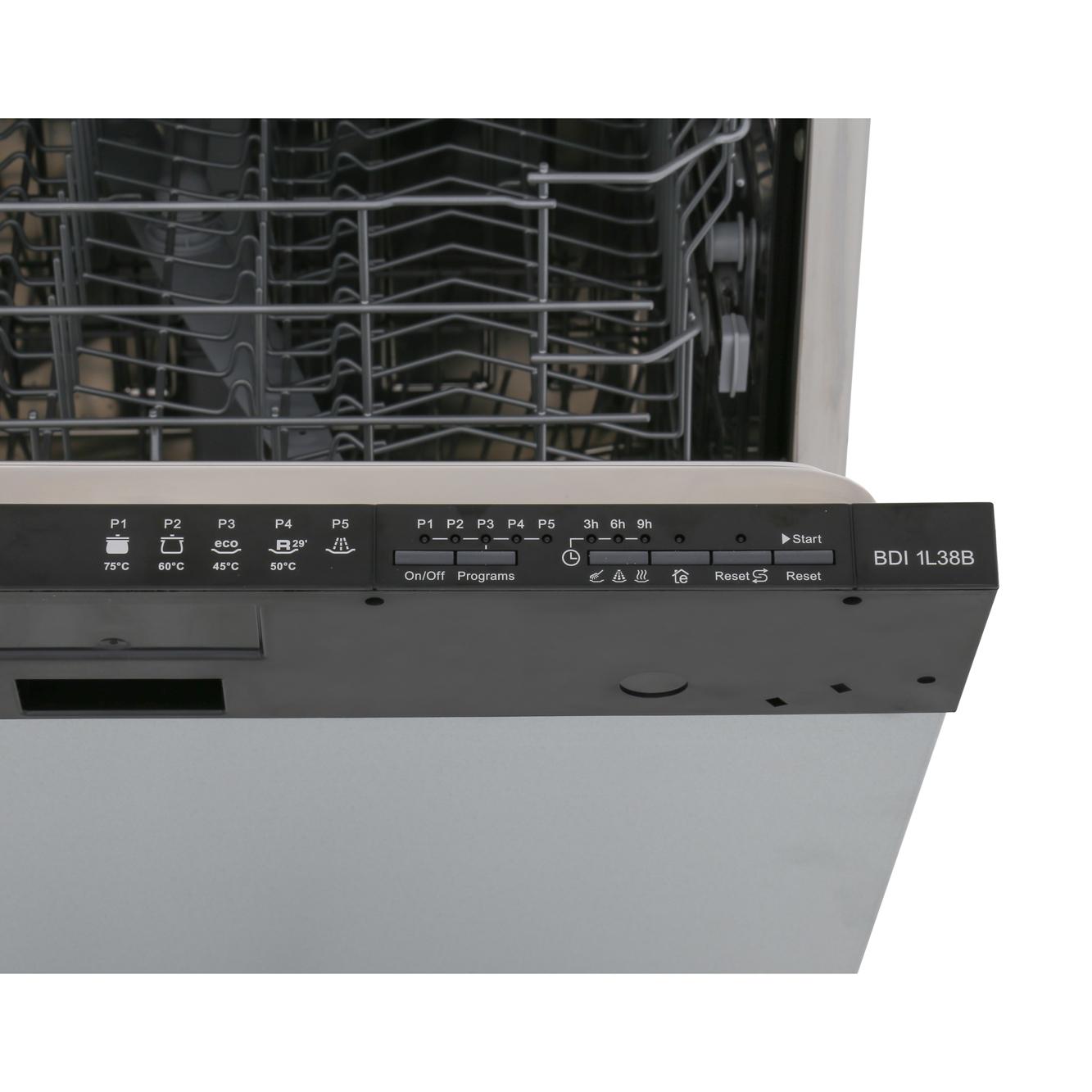 Buy Baumatic BDI1L38B80 Built In Fully Integrated Dishwasher Black