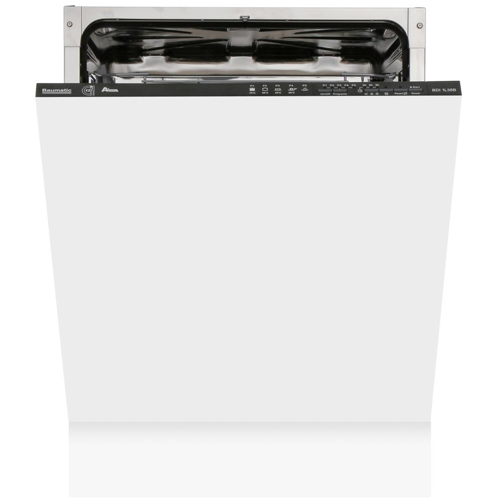 Buy Baumatic BDI1L38B80 Built In Fully Integrated Dishwasher Black