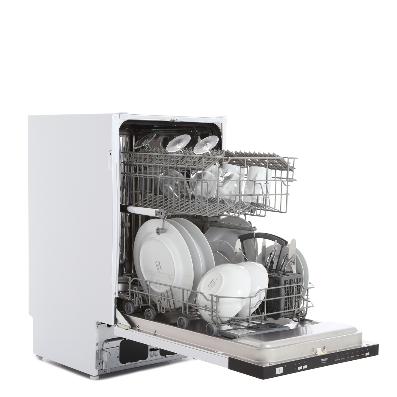 Buy Baumatic BDWI440 Built In Fully Int. Slimline Dishwasher Black