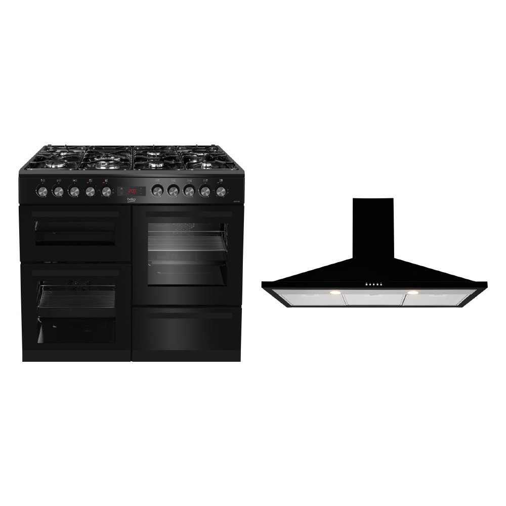 Beko Dual Fuel Range Cooker & Hood Pack