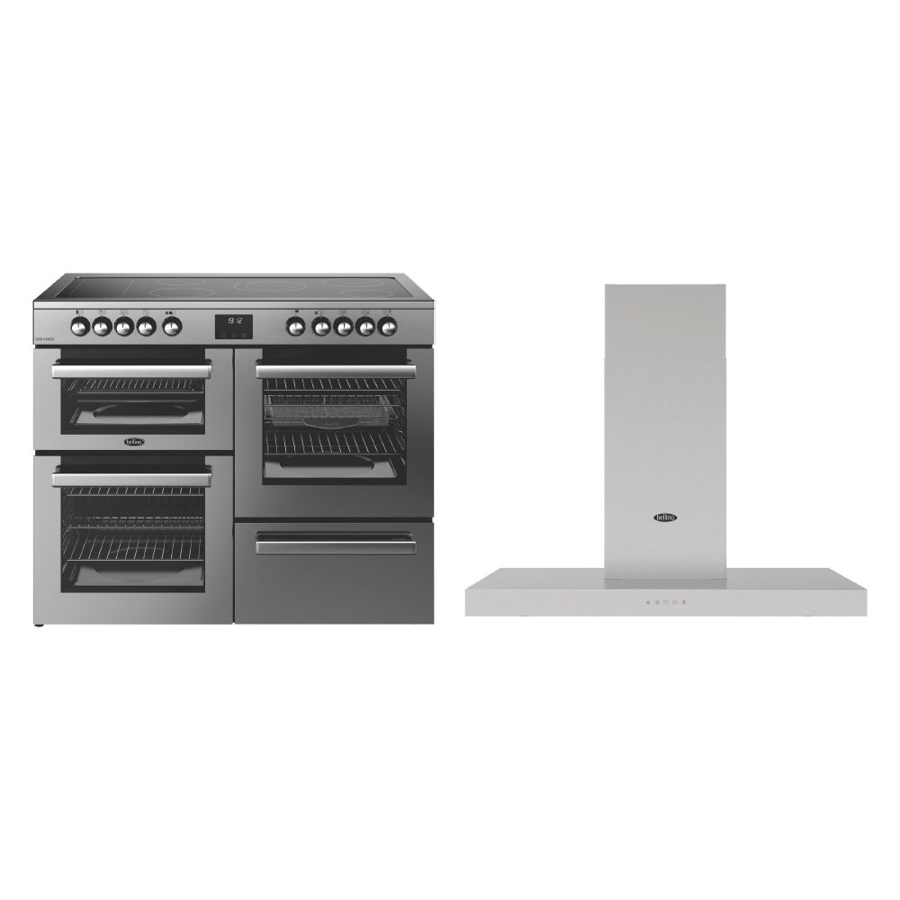 Belling Cookcentre Ceramic Range Cooker & Hood Pack