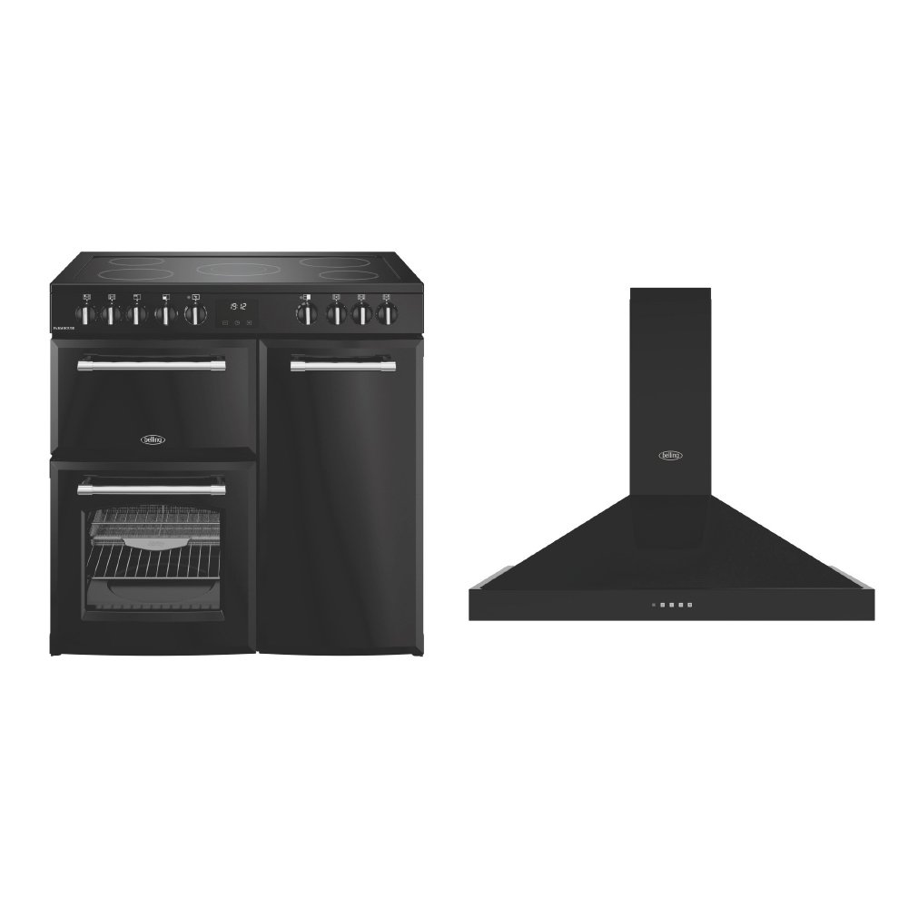 Belling Farmhouse Ceramic Range Cooker & Hood Pack